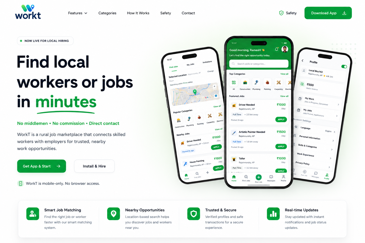WorkT — Local Jobs Marketplace project thumbnail